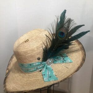 Straw Burnt Vintage Cowgirl Hat