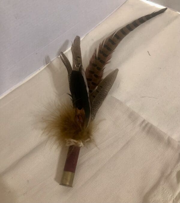 Buckshot Feather Hat Clip