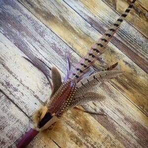 Buckshot Feathers Hat Clip