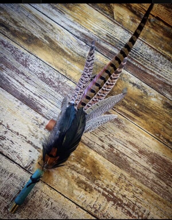 Buckshot Feathers Hat Clip