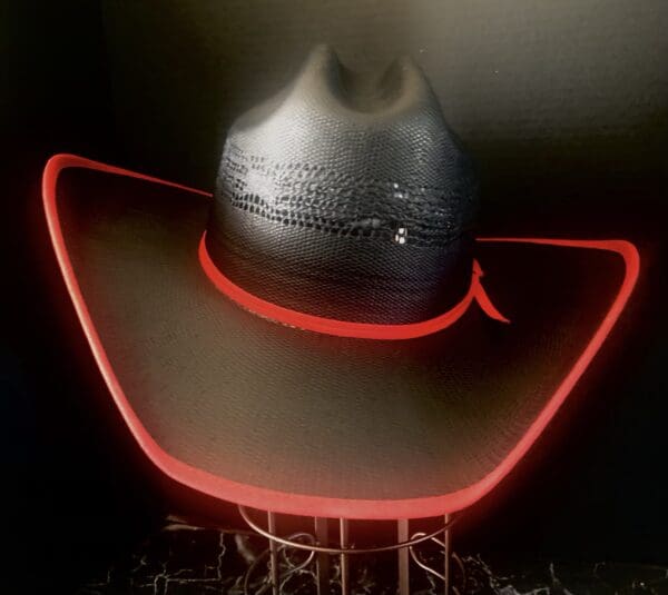 Black Bangora with Red Bound Edge - Image 3