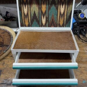 Vintage Cowgirl Jewelry Box (2 Drawer)